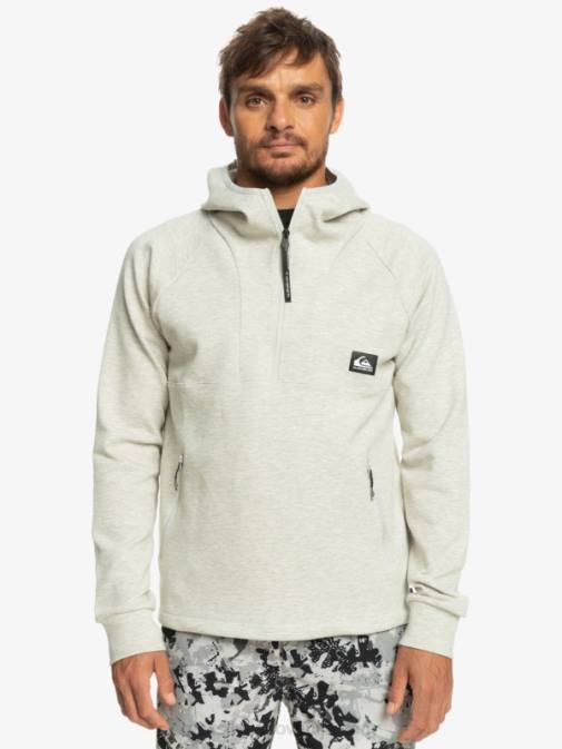 Quiksilver PJ4H1029 moški sivo vijolično vresje stopi s kapuco