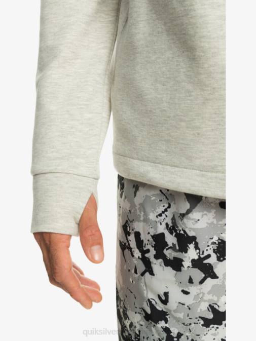 Quiksilver PJ4H1029 moški sivo vijolično vresje stopi s kapuco