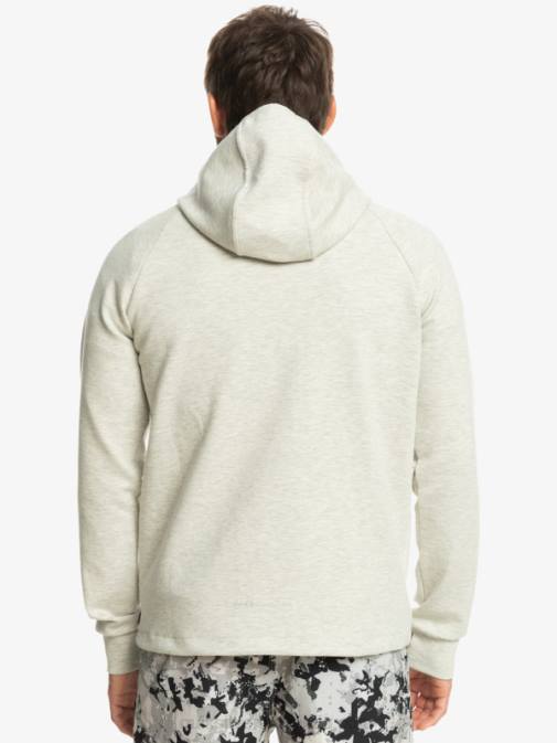 Quiksilver PJ4H1029 moški sivo vijolično vresje stopi s kapuco
