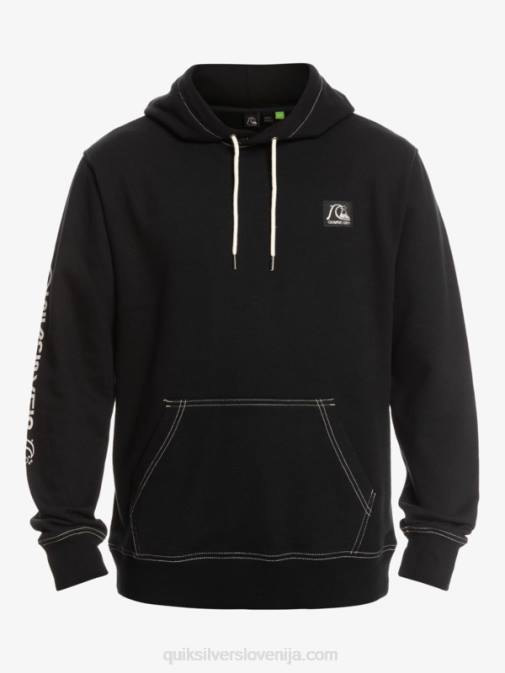 Quiksilver PJ4H1033 moški Črna originalni pulover s kapuco