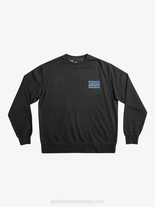 Quiksilver PJ4H1055 moški Črna neonska pulover