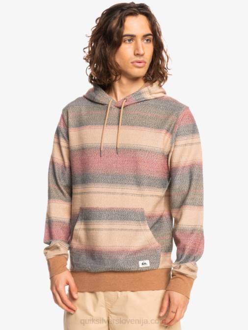 Quiksilver PJ4H1244 moški grozdni list velik otway odličen otway pulover s kapuco