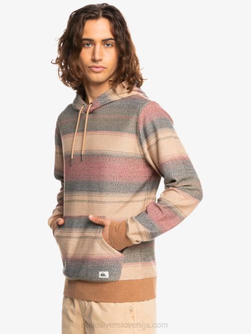 Quiksilver PJ4H1244 moški grozdni list velik otway odličen otway pulover s kapuco