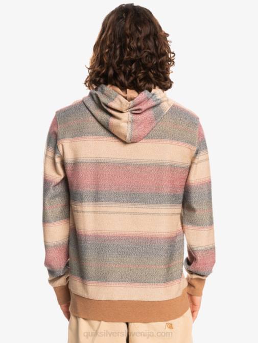 Quiksilver PJ4H1244 moški grozdni list velik otway odličen otway pulover s kapuco