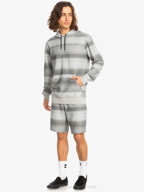 Quiksilver PJ4H1245 moški črna super otway odličen otway pulover s kapuco