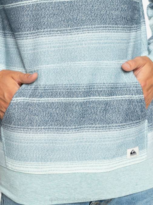 Quiksilver PJ4H1246 moški provansalsko modra super otway odličen otway pulover s kapuco
