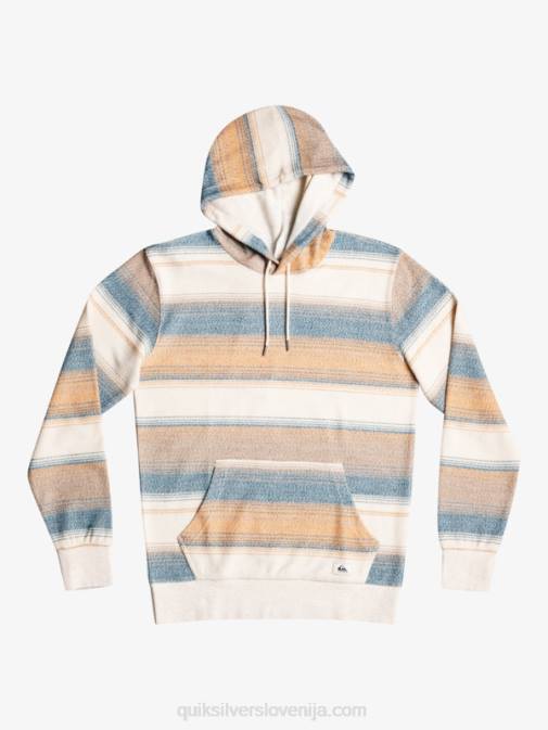 Quiksilver PJ4H1247 moški rjavi sladkor odličen način odličen otway pulover s kapuco