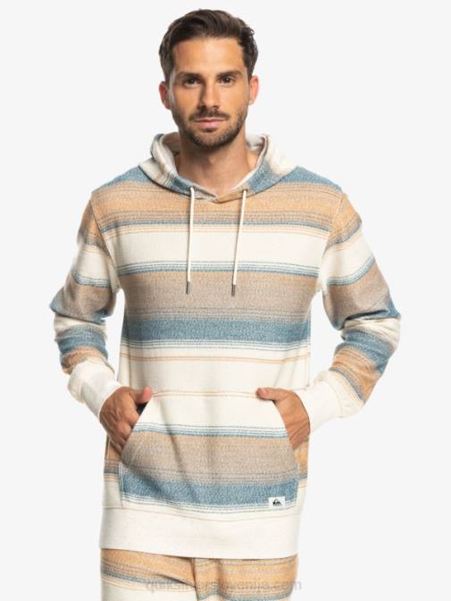 Quiksilver PJ4H1247 moški rjavi sladkor odličen način odličen otway pulover s kapuco