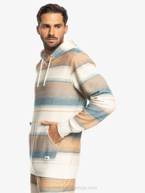Quiksilver PJ4H1247 moški rjavi sladkor odličen način odličen otway pulover s kapuco