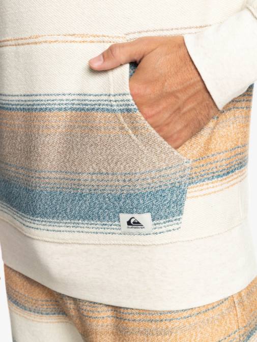 Quiksilver PJ4H1247 moški rjavi sladkor odličen način odličen otway pulover s kapuco