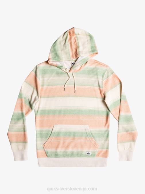 Quiksilver PJ4H1248 moški puščavski žajbelj velik otway odličen otway pulover s kapuco