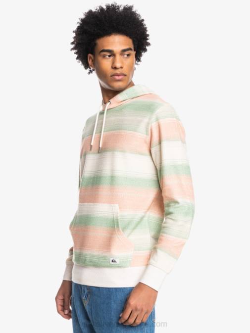 Quiksilver PJ4H1248 moški puščavski žajbelj velik otway odličen otway pulover s kapuco