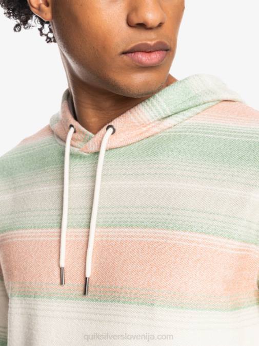 Quiksilver PJ4H1248 moški puščavski žajbelj velik otway odličen otway pulover s kapuco