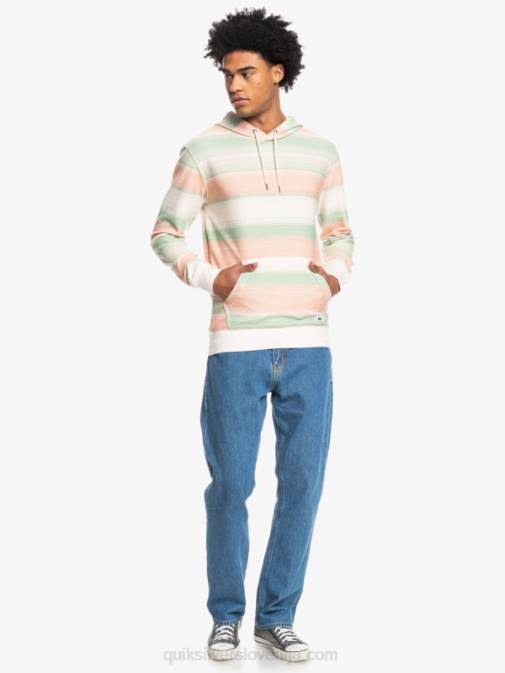 Quiksilver PJ4H1248 moški puščavski žajbelj velik otway odličen otway pulover s kapuco