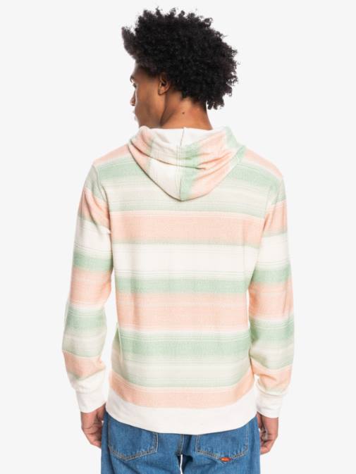 Quiksilver PJ4H1248 moški puščavski žajbelj velik otway odličen otway pulover s kapuco