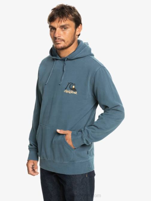 Quiksilver PJ4H1355 moški Beringovo morje neonski pulover s kapuco
