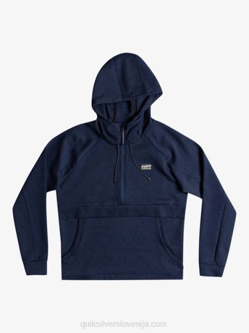 Quiksilver PJ4H1371 moški insignija modro resje stopi s kapuco s polzadrgo