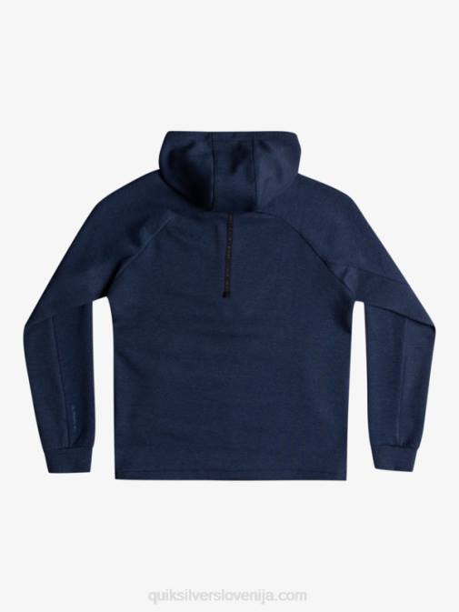 Quiksilver PJ4H1371 moški insignija modro resje stopi s kapuco s polzadrgo