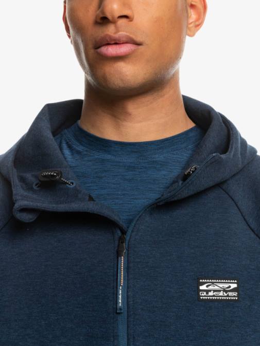 Quiksilver PJ4H1371 moški insignija modro resje stopi s kapuco s polzadrgo