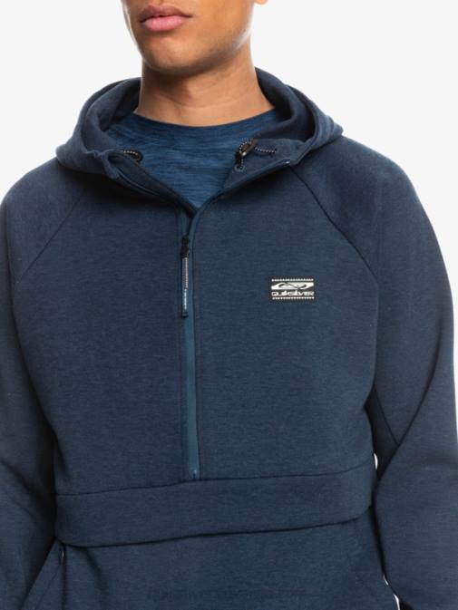 Quiksilver PJ4H1371 moški insignija modro resje stopi s kapuco s polzadrgo