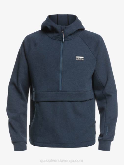 Quiksilver PJ4H1371 moški insignija modro resje stopi s kapuco s polzadrgo