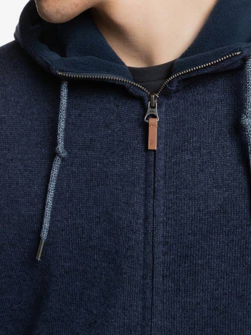 Quiksilver PJ4H1478 moški pariška noč keller pulover s kapuco na zadrgo