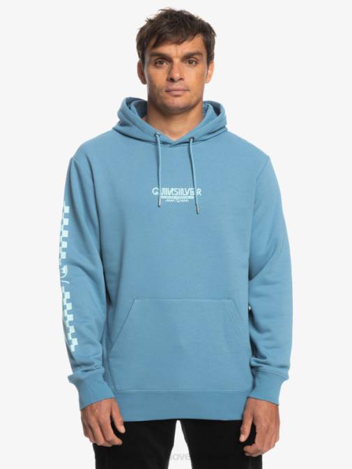 Quiksilver PJ4H1485 moški provansalski omni karirasti pulover s kapuco