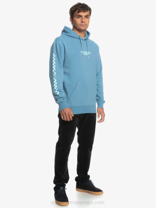 Quiksilver PJ4H1485 moški provansalski omni karirasti pulover s kapuco