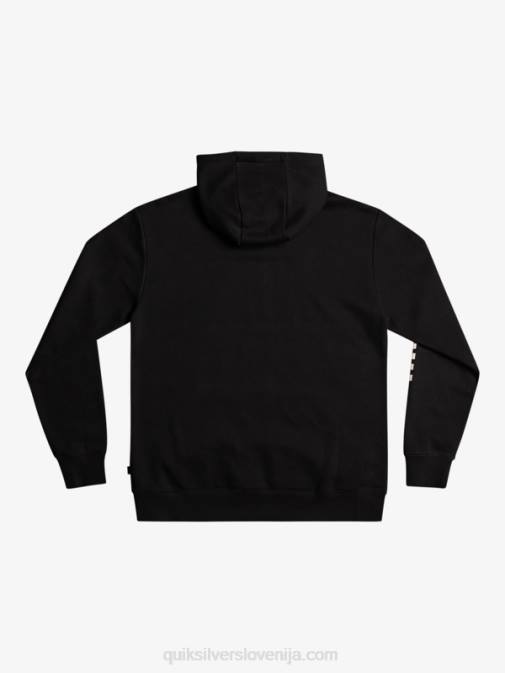 Quiksilver PJ4H1486 moški Črna omni karirasti pulover s kapuco