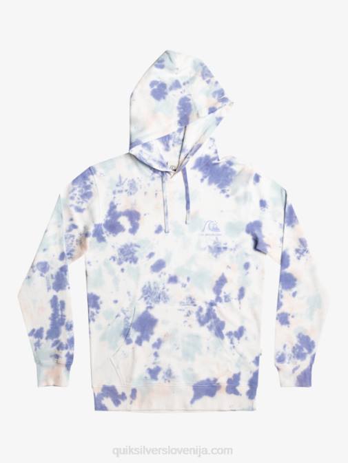 Quiksilver PJ4H1502 moški breskev bič motno barvilo za kravato oblačen pulover s kapuco