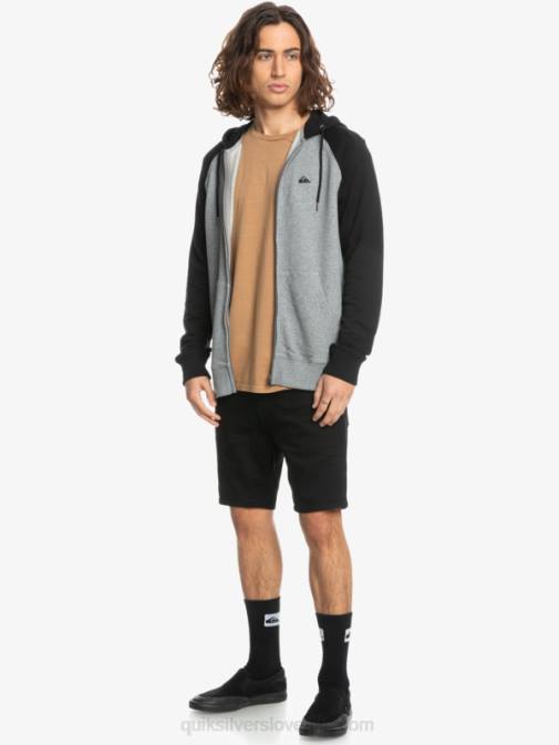 Quiksilver PJ4H1513 moški mornarsko modri blazer/lgh Essentials pulover s kapuco na zadrgo