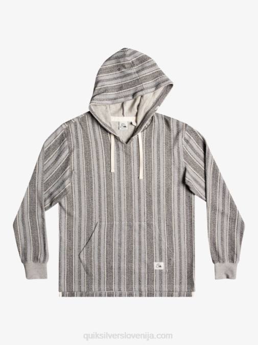 Quiksilver PJ4H1544 moški črna baja vert baja pulover s kapuco