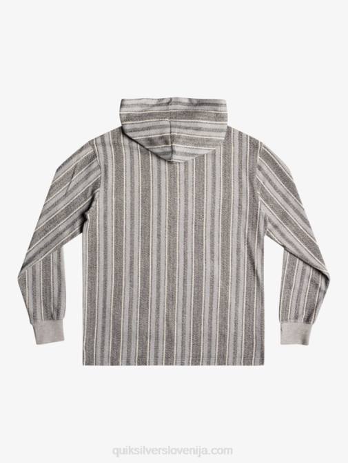 Quiksilver PJ4H1544 moški črna baja vert baja pulover s kapuco