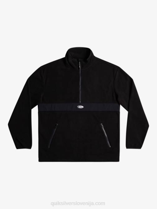 Quiksilver PJ4H1561 moški Črna saturn flis s polzadrgo