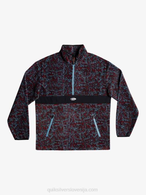 Quiksilver PJ4H1562 moški provansalski modri saturn saturn flis s polzadrgo