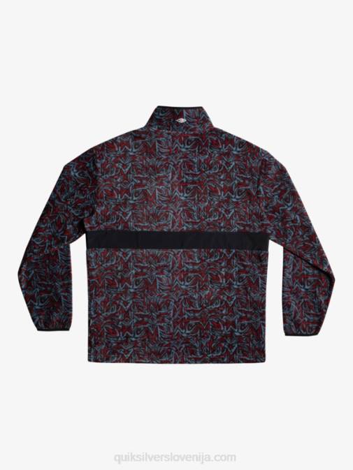 Quiksilver PJ4H1562 moški provansalski modri saturn saturn flis s polzadrgo