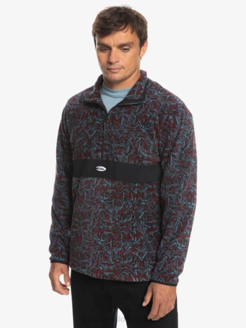 Quiksilver PJ4H1562 moški provansalski modri saturn saturn flis s polzadrgo