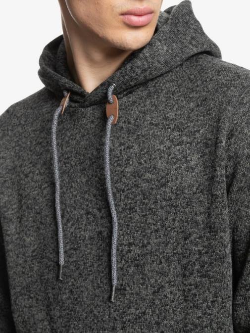 Quiksilver PJ4H1710 moški temno sivo vresje keller pulover s kapuco