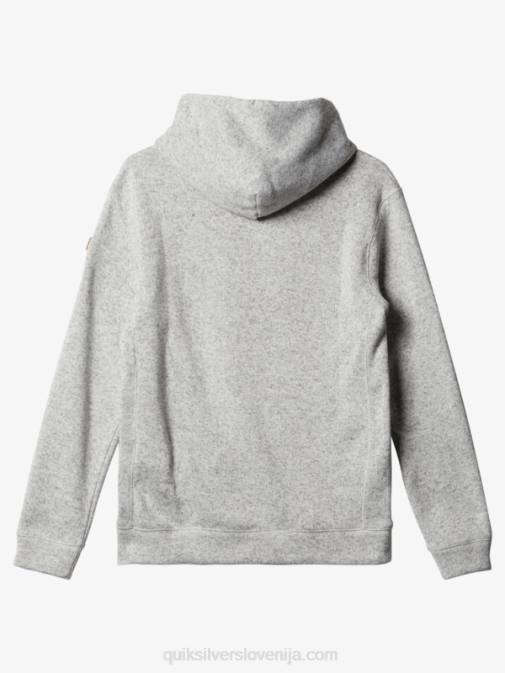 Quiksilver PJ4H1711 moški svetlo sivo resje keller pulover s kapuco