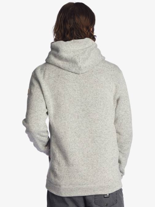 Quiksilver PJ4H1711 moški svetlo sivo resje keller pulover s kapuco