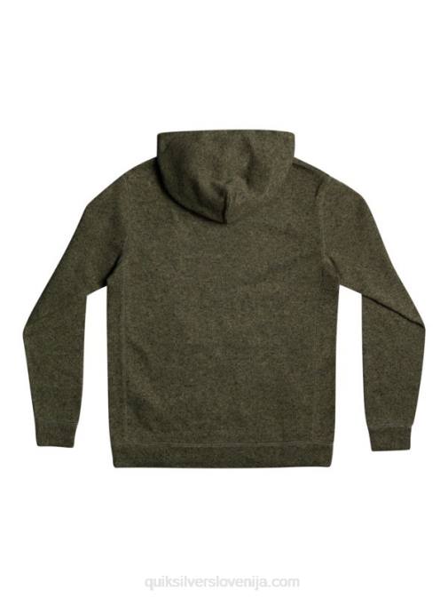 Quiksilver PJ4H1713 moški štiriperesna deteljica keller pulover s kapuco