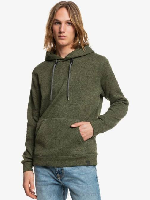 Quiksilver PJ4H1713 moški štiriperesna deteljica keller pulover s kapuco