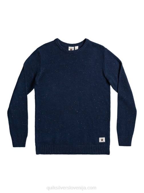 Quiksilver PJ4H1827 moški insignija modra neppy pulover