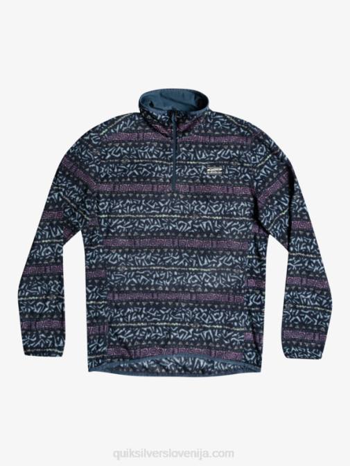 Quiksilver PJ4H1878 moški prašna orhideja nordijski kanal aker četrtinski pulover iz flisa