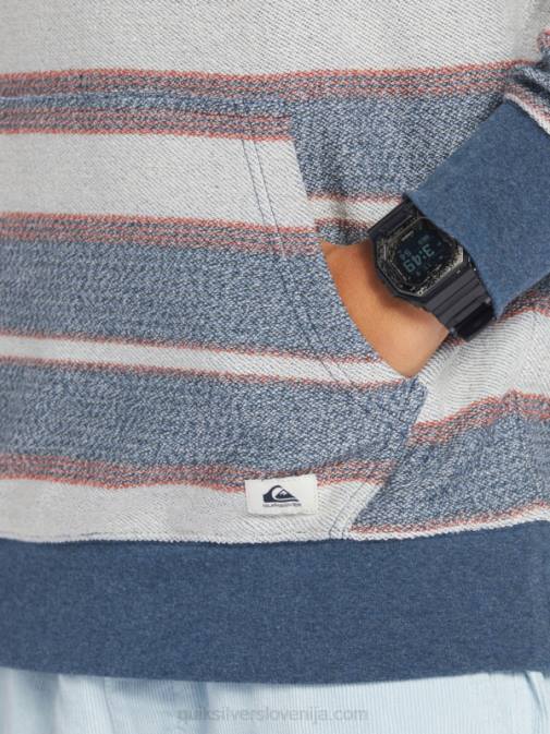 Quiksilver PJ4H577 moški midnight navy super otway odličen otway pulover s kapuco