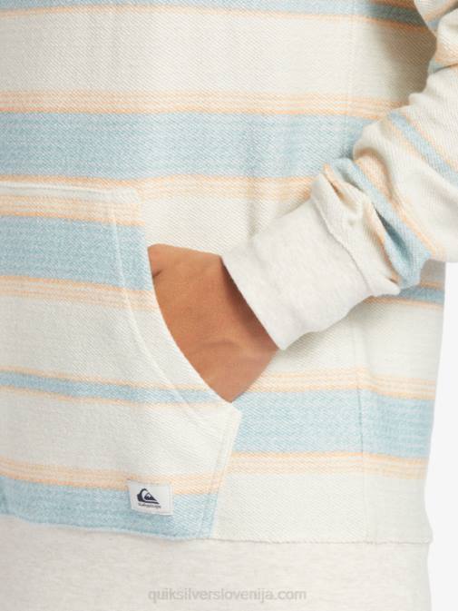 Quiksilver PJ4H579 moški cameo blue super otway odličen otway pulover s kapuco