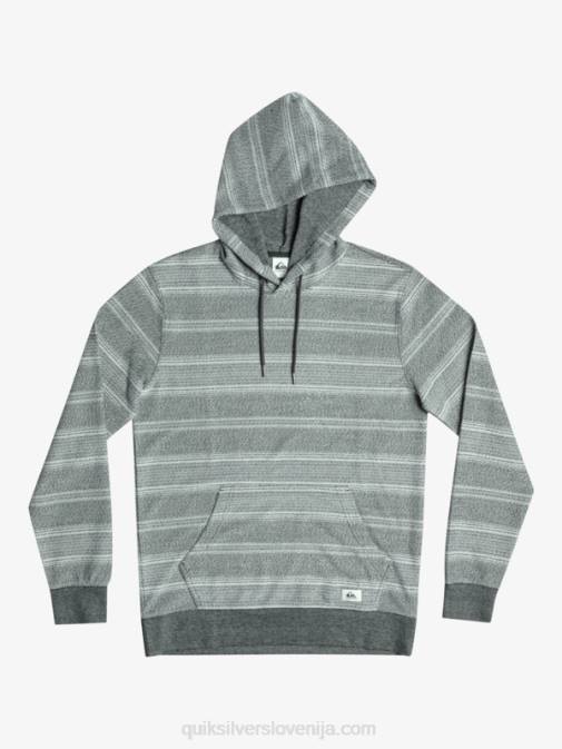 Quiksilver PJ4H580 moški črna otway črta odličen otway pulover s kapuco