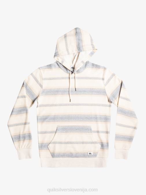 Quiksilver PJ4H582 moški Beringovo morje otway stripe odličen otway pulover s kapuco