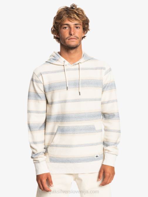 Quiksilver PJ4H582 moški Beringovo morje otway stripe odličen otway pulover s kapuco