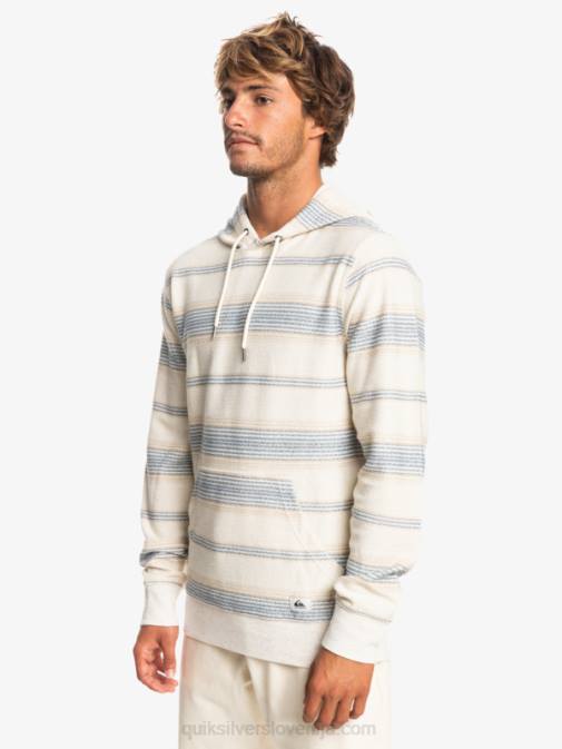 Quiksilver PJ4H582 moški Beringovo morje otway stripe odličen otway pulover s kapuco